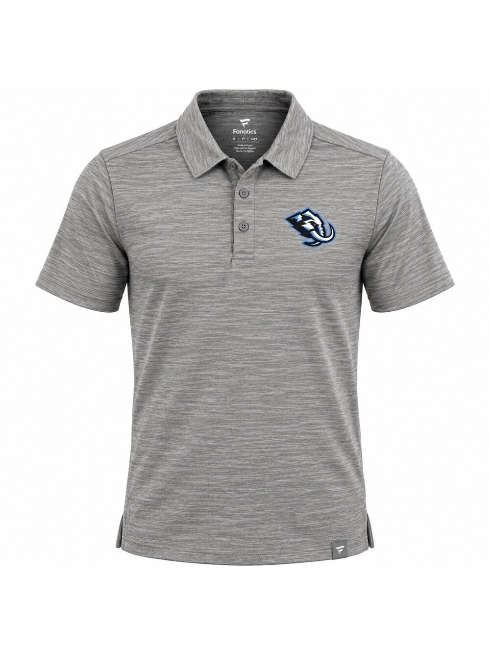Fanatics Utah Mammoth Polo Shirt Men’s Small Steel Heather Gray NHL NWT